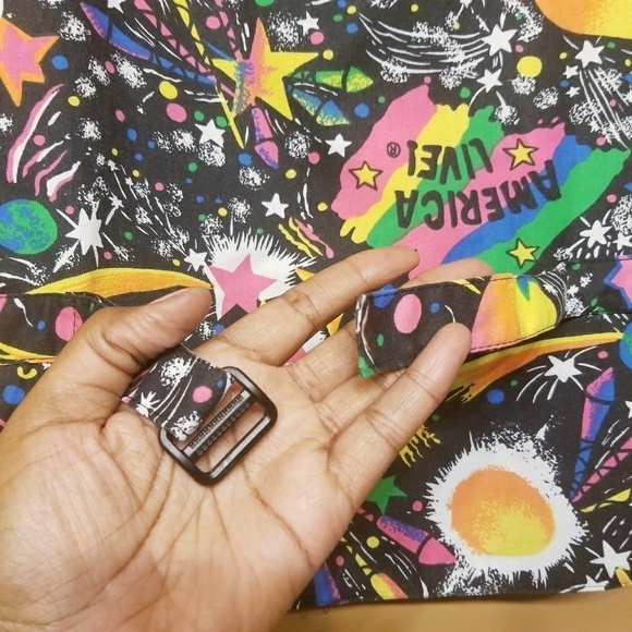 Libby Wood | Women's Vintage Multicolor American Live Vest (Size Medium) - Picture 6 of 8